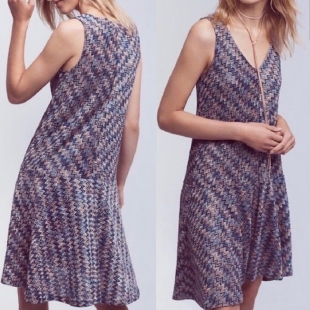 Anthropologie Maeve Westwater Knit A-line Dress